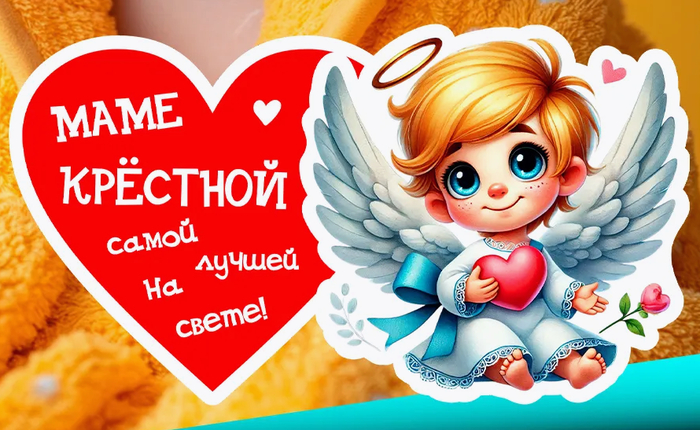 Подарок крестной на день рождения от крестника 