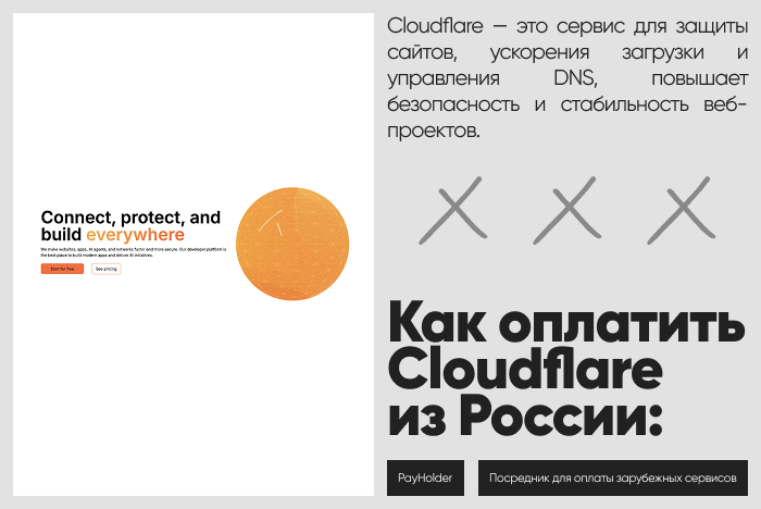 Как оплатить Cloudflare быстро и безопасно: решение для России и Беларуси