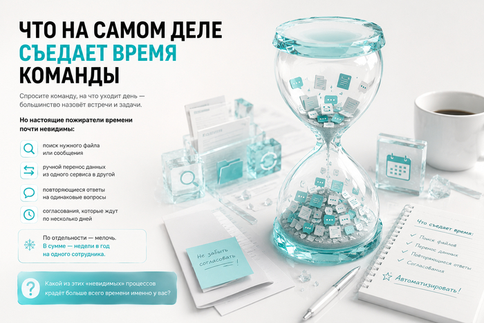 Что на самом деле съедает времякоманды