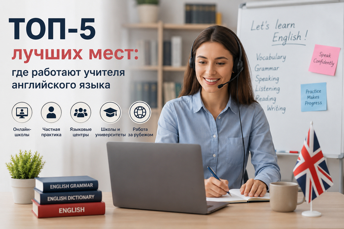 ТОП-5 лучших мест: где работают учителя английского языка 