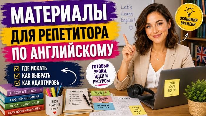 Материалы для репетитора по английскому языку: что нужно для эффективных уроков